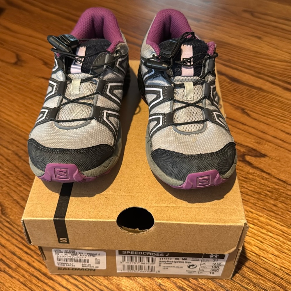 Salomon Kids Speedcross J Hiking shoes- size 13K